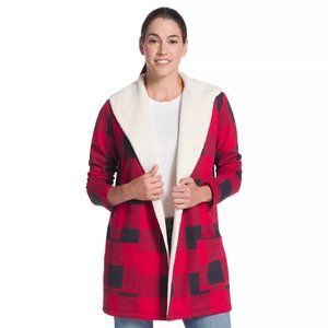 Eddie Bauer Sherpa Lined Open-Front Cardigan 3X